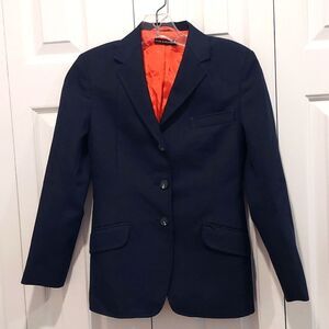 Vintage Equestrian Correct Riding Apparel Navy Blue Blazer Girl's Size 12